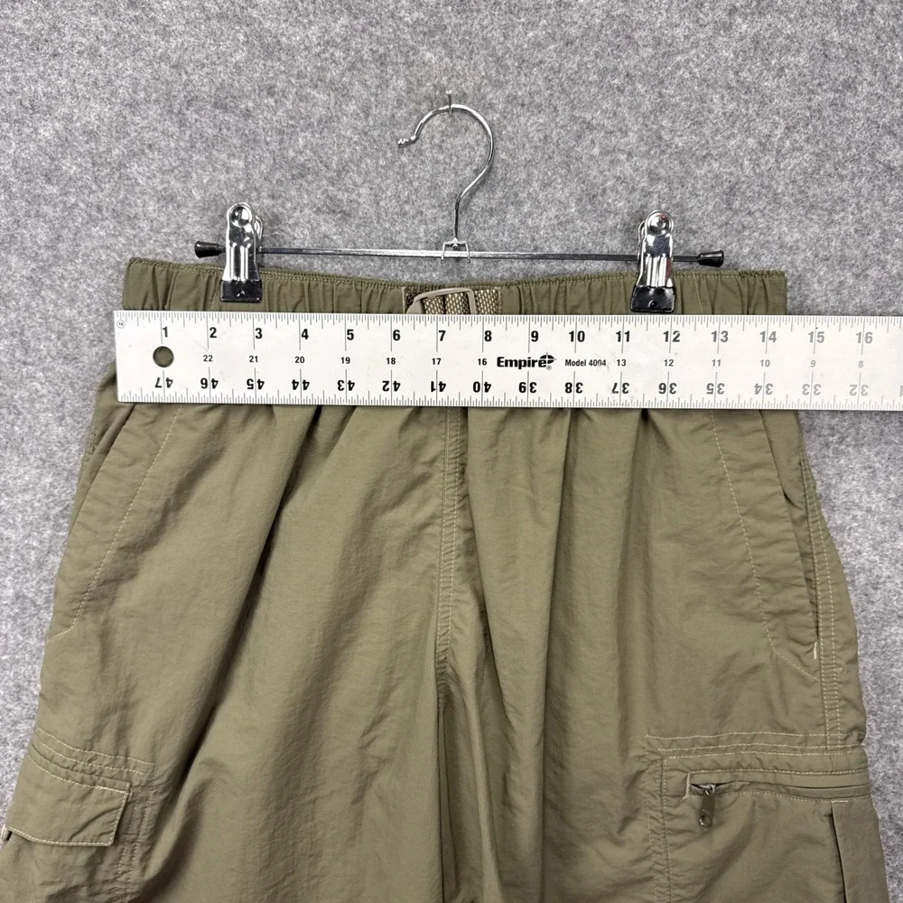 Columbia Mens Olive Green Nylon Cargo Hiking Shorts Size S‎ 9 Inseam AM4468